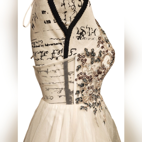 Blondie Nites Ivory Evening Gown - Picture 6 of 12